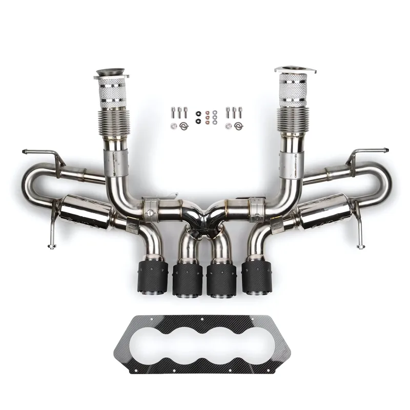 Fabspeed Chevrolet Corvette C8 Stingray / E-Ray Valved Center Exit Conversion Exhaust System (2023+)