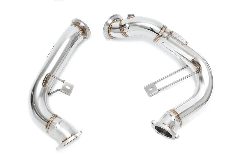 Fabspeed Macan Turbo / S Primary Competition Link Pipe Downpipes (2014-2018)