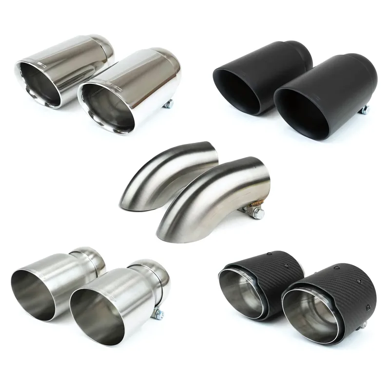 Fabspeed Porsche 718 GT4 / GTS / Spyder Deluxe Exhaust Tips (2020+)