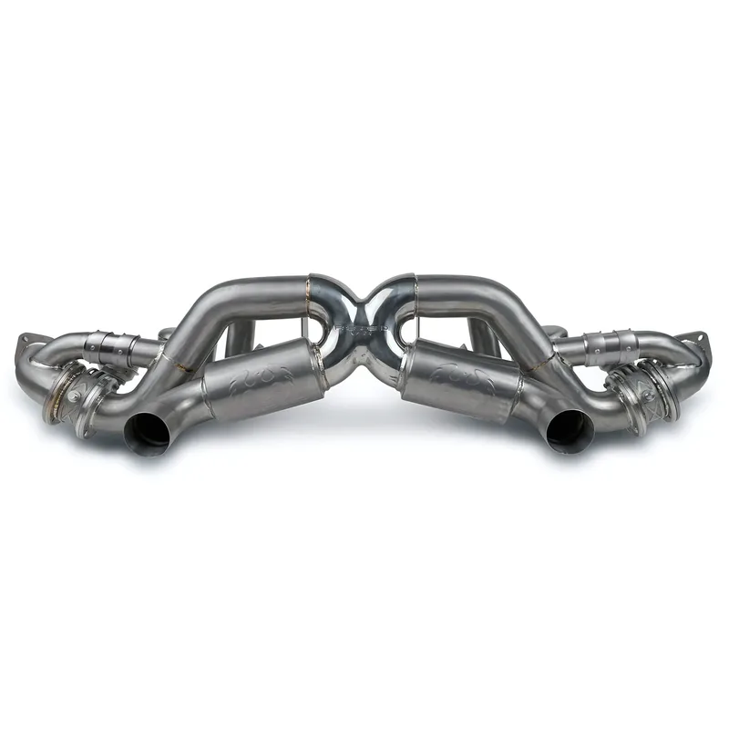 Fabspeed Porsche 718 GT4 RS Titanium Valvetronic X-Pipe Cat-Back Exhaust System (2022+)