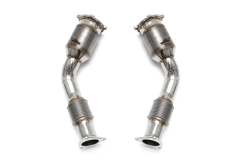 Fabspeed Porsche 957 Turbo / Turbo S Primary Sport Catalytic Converters (2008-2010)