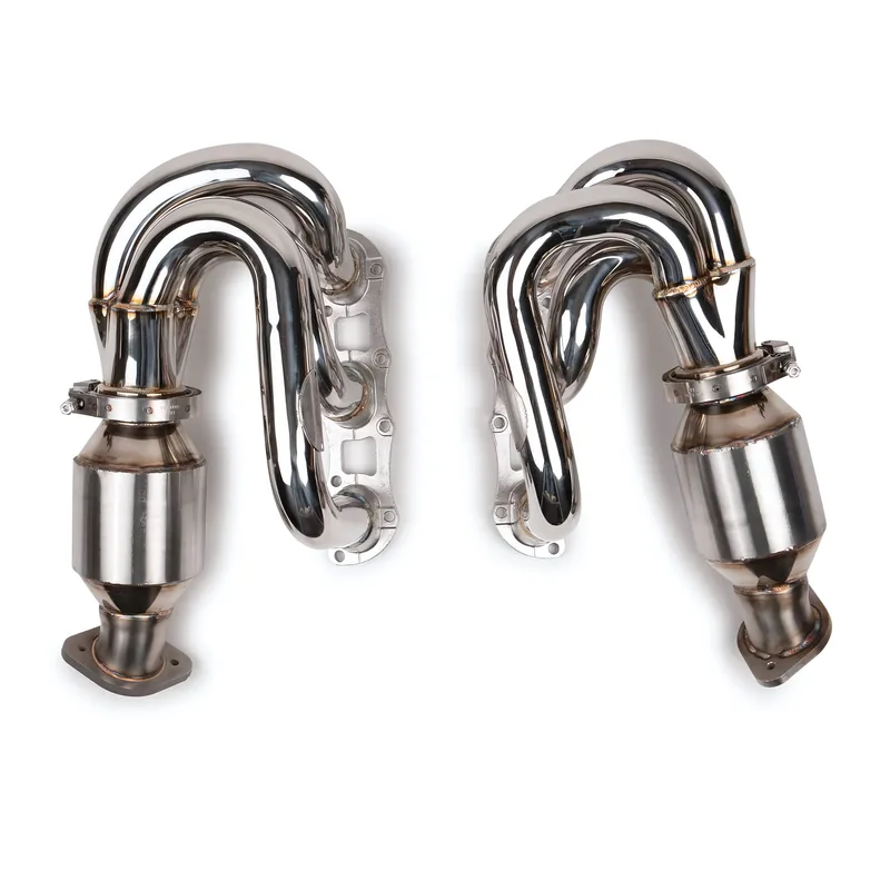 Fabspeed Porsche 981 Boxster / Cayman RENNKRAFT® US PATENTED Modular Headers with HJS Catalytic Converters (2013-2016)