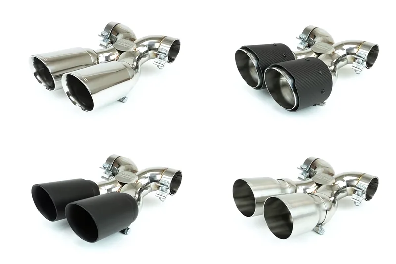 Fabspeed Porsche 981 Cayman GT4 Deluxe Bolt-On Tips
