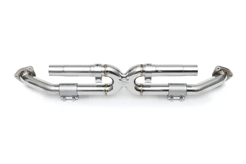 Fabspeed Porsche 991 Carrera Center Muffler Bypass X-Pipe (Non-Valved Exhaust)(2012-2016)