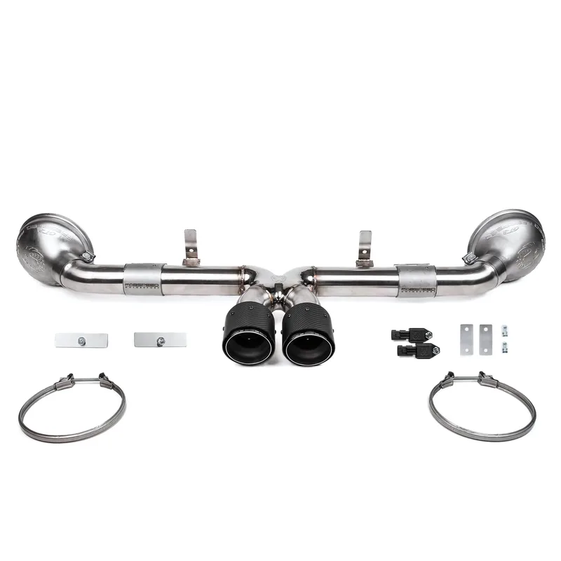 Fabspeed Porsche 992 GT3 / GT3 RS Supercup Cat-Back Exhaust System NON Valved (2022+)