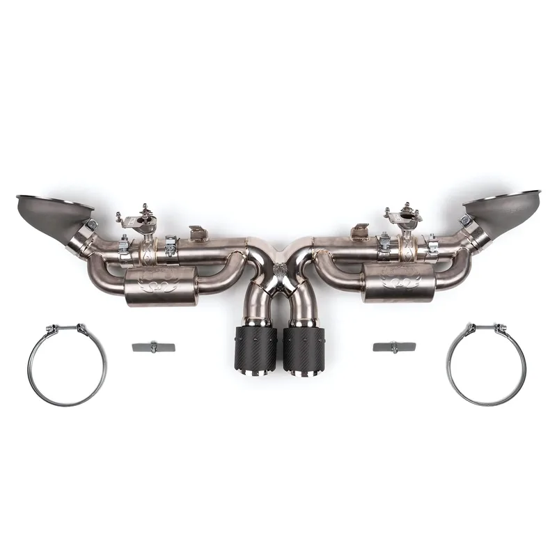 Fabspeed Porsche 992 GT3 / GT3 RS Titanium Valved Cat-Back Exhaust System (2022+)