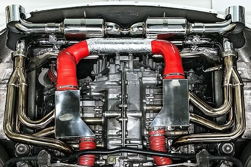 Fabspeed Porsche 993 Carrera RSR Deluxe Round Tips