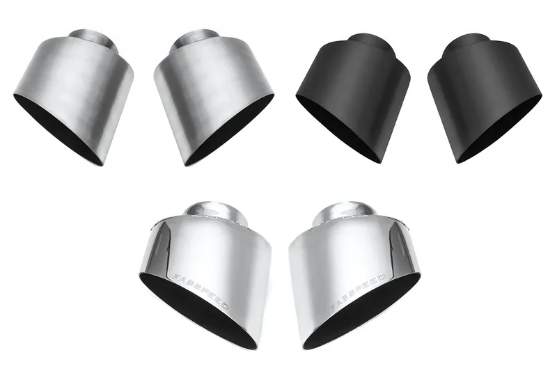 Fabspeed Porsche 993 Carrera Single Wall Oval Bolt-On Tips 993 (1994-1998)