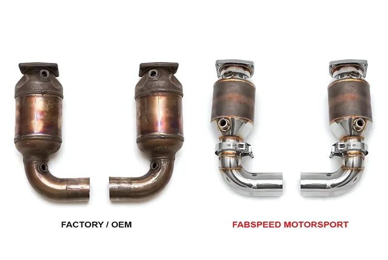 Fabspeed Porsche 997.2 Turbo / Turbo S Sport Catalytic Converters (2010-2012)