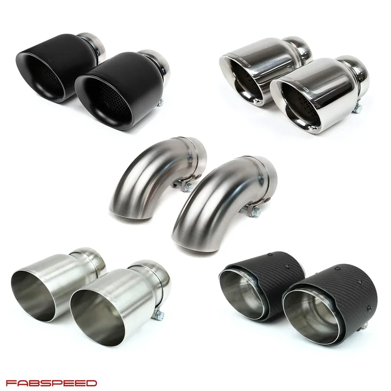 Fabspeed Porsche 997 GT3 / GT3 RS Deluxe Dual Style Tips